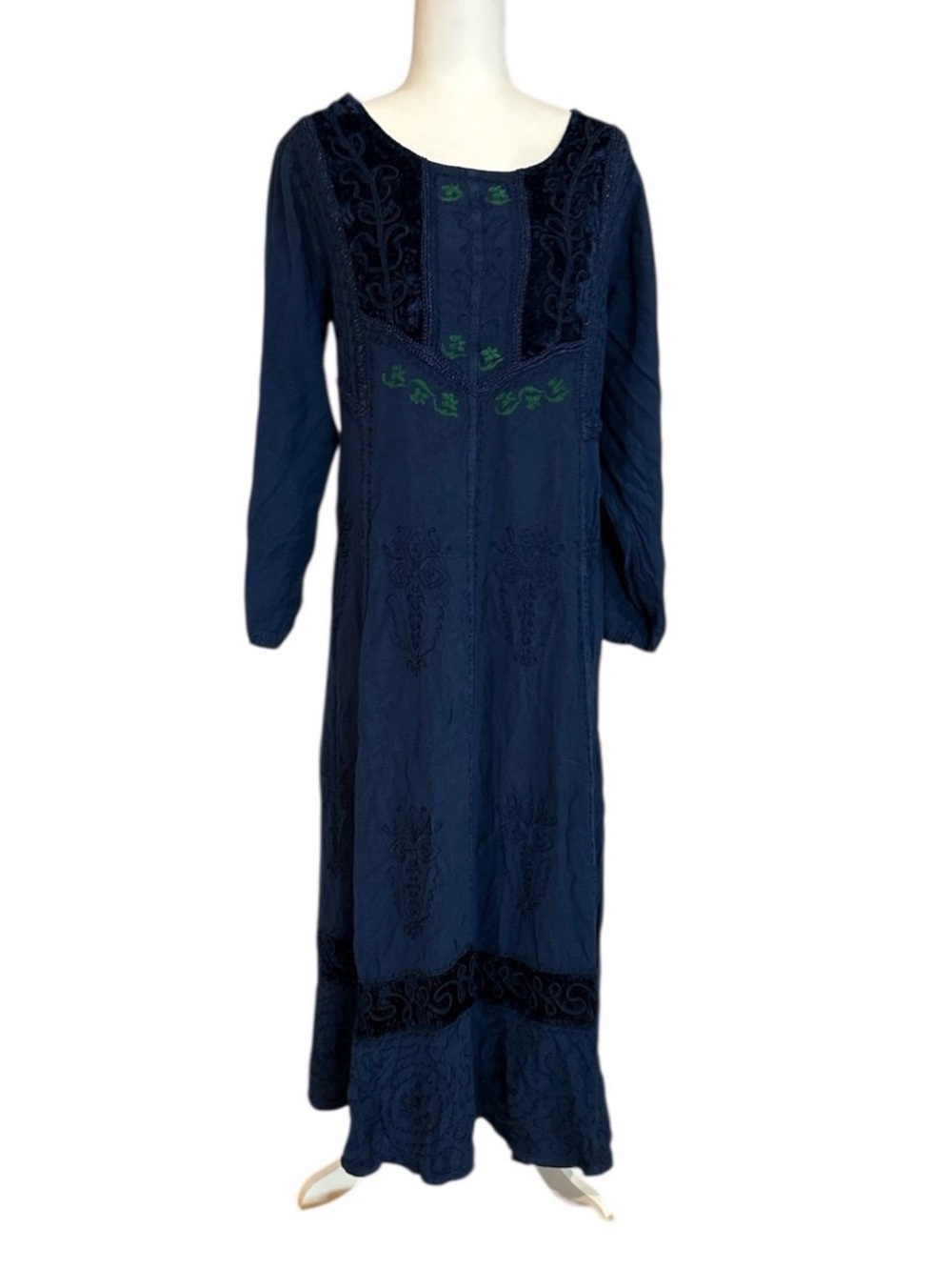 Holy Clothing Navy Blue Maxi Dress size 2X